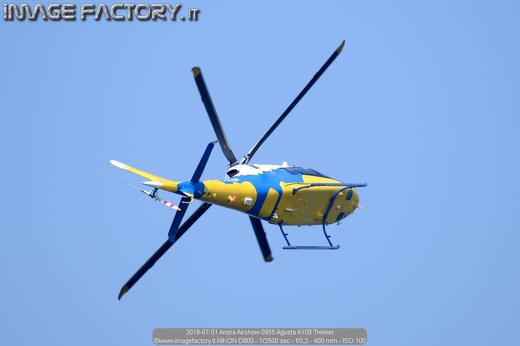2018-07-01 Arona Airshow 0955 Agusta A109 Trekker